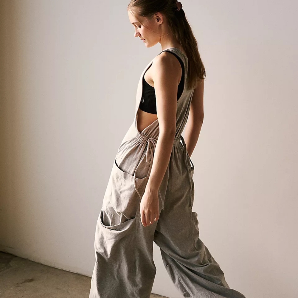 Free People Infinity Onesie NWOT heater grey, medium